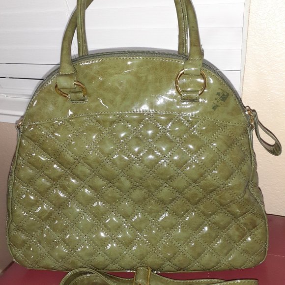 Large Quilted Big Buddah Bag - Olive - Picture 2 of 5
